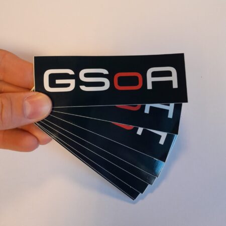 10 x Sticker "GSoA"