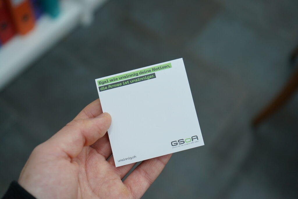 Post-it unsinnig.ch