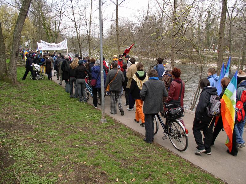Marsch der Aare entlang