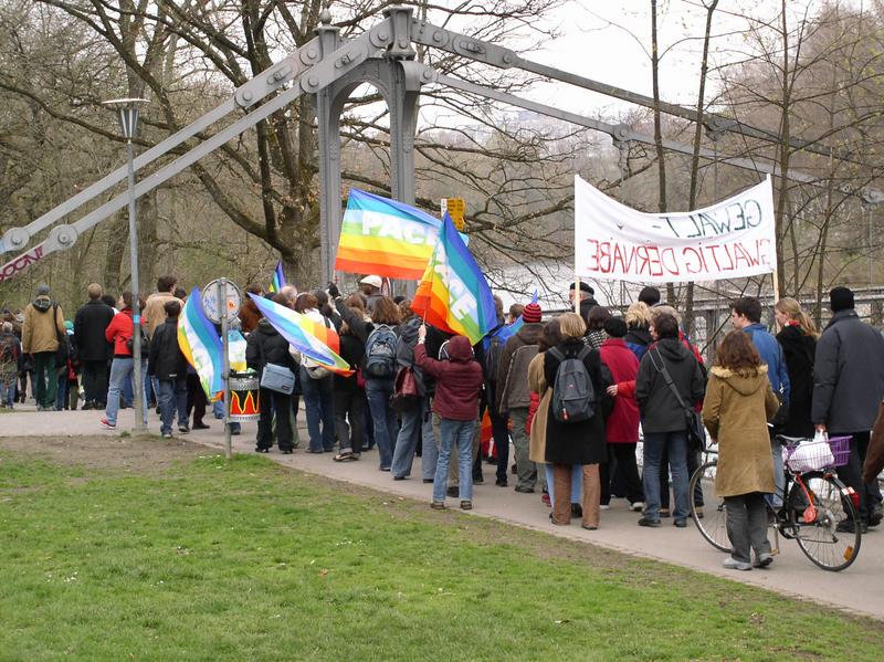 Marsch der Aare entlang