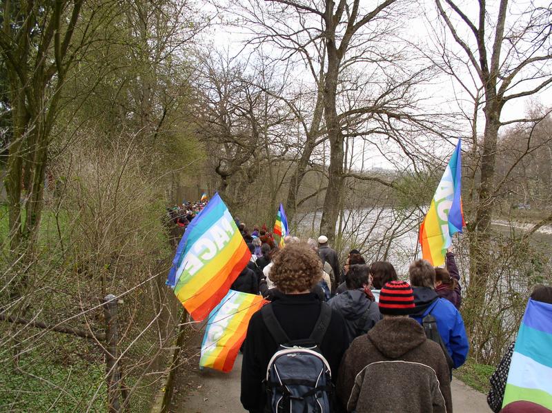 Marsch der Aare entlang