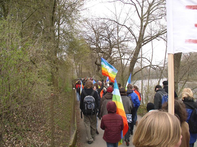 Marsch der Aare entlang