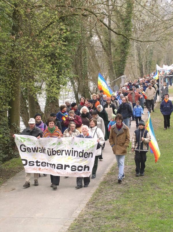 Marsch der Aare entlang