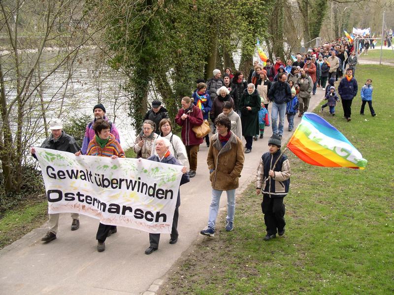 Marsch der Aare entlang