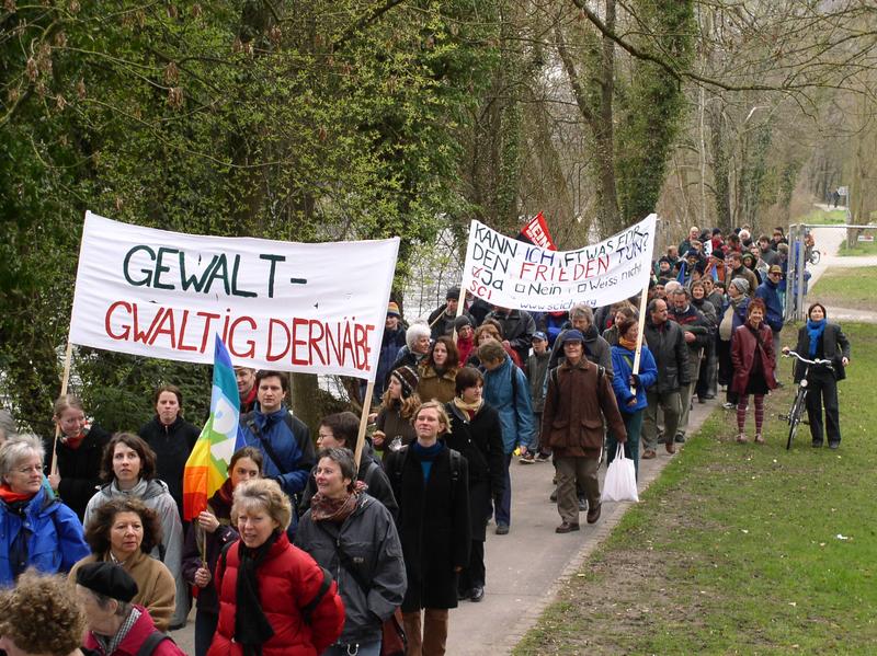 Marsch der Aare entlang